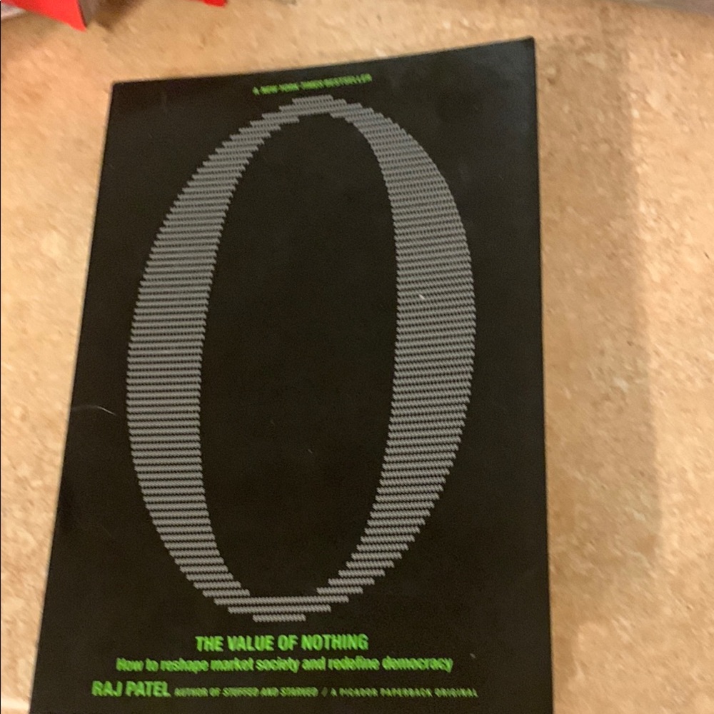 The Value of Nothing- Political Book